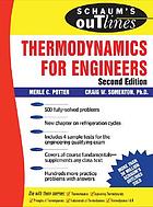 Schaum's outline of theory and problems of engineering thermodynamics